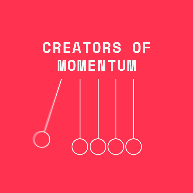Creators of momentum